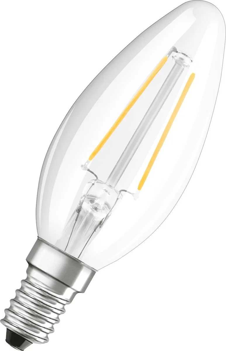 Osram LED Kaarslamp E14 2.5W Warmwit