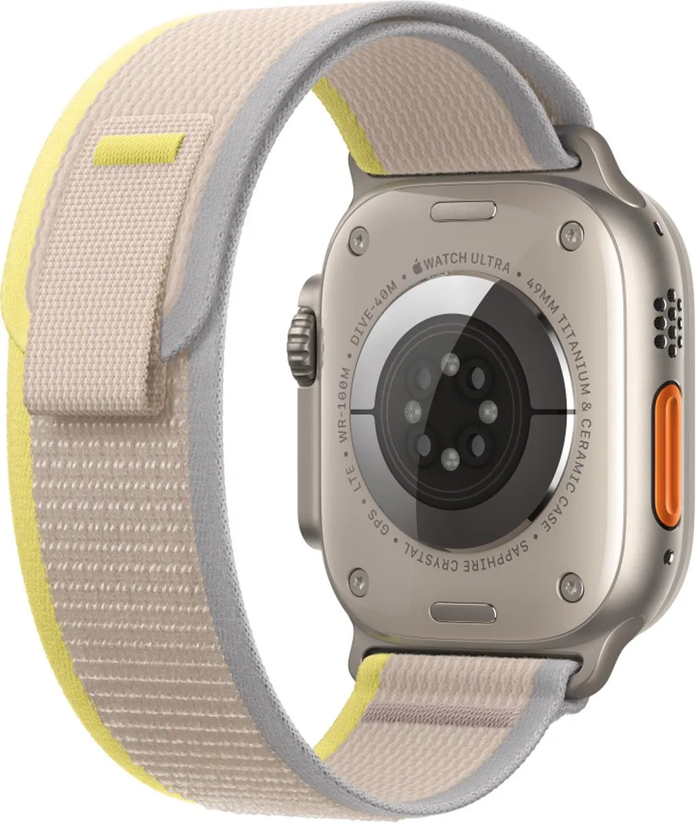 Apple Watch Ultra Trail Bandje 49mm Geel/Beige