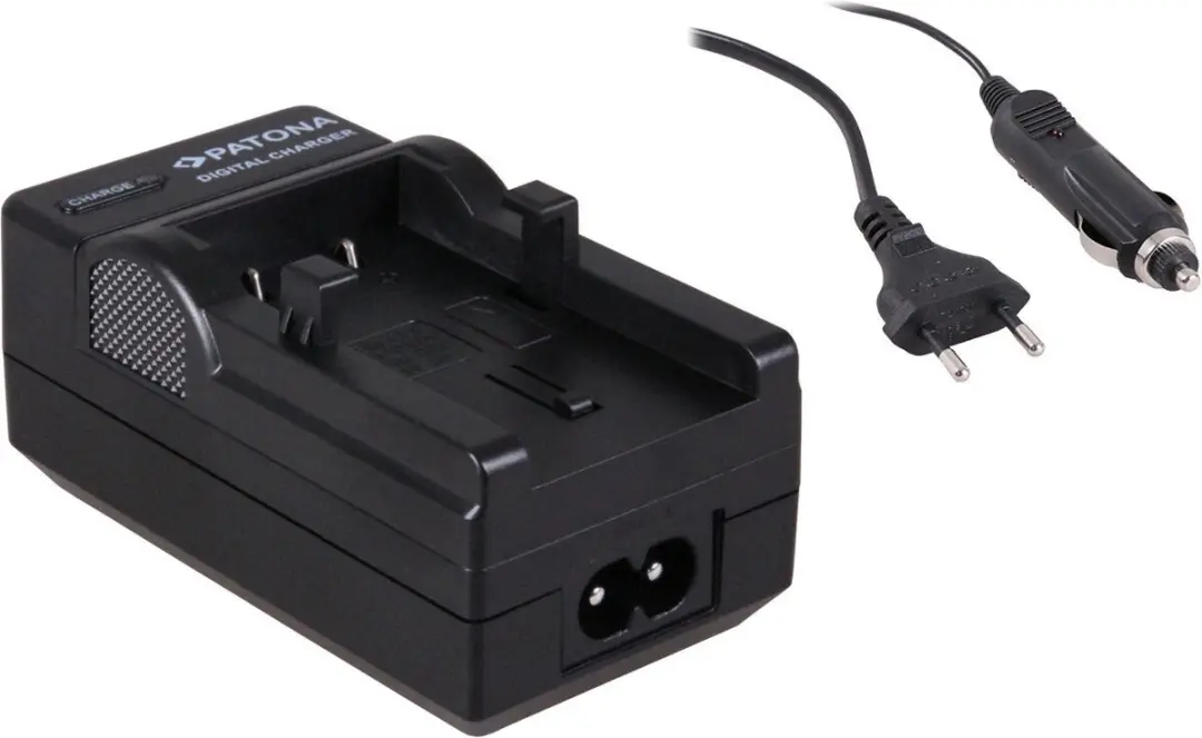 Patona PT1517 2in1 Batterijlader voor Olympus Li-10B/Li-12B - afbeelding 2 van 2