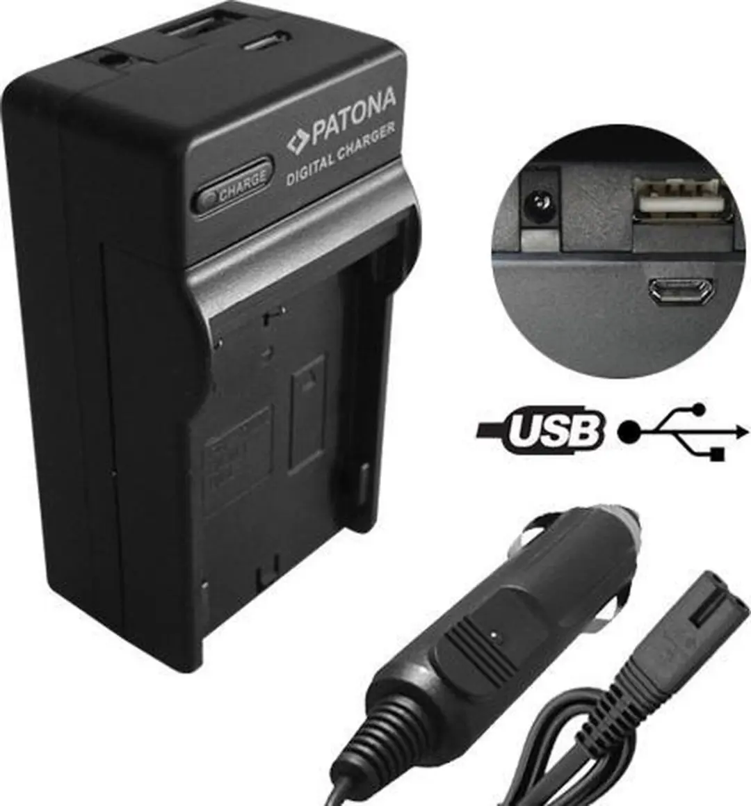 Patona Lader 2in1 voor Sony NP-FW50 Accu