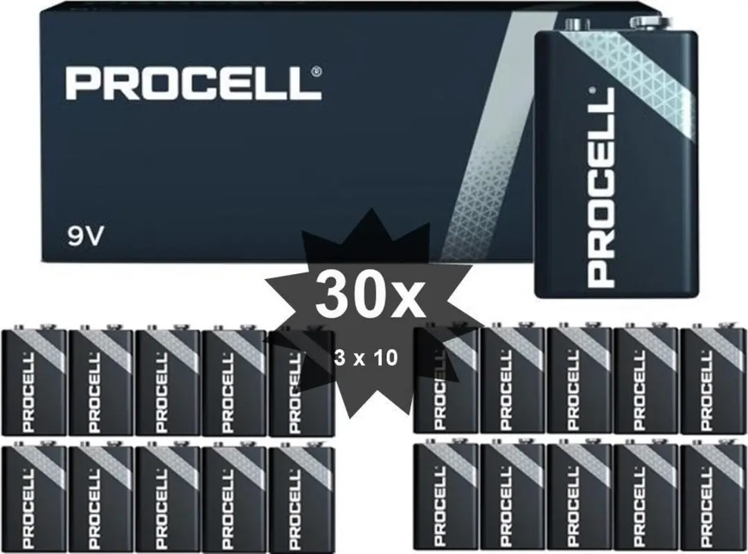 PROCELL 9V Alkaline E-Block / 6LP3146