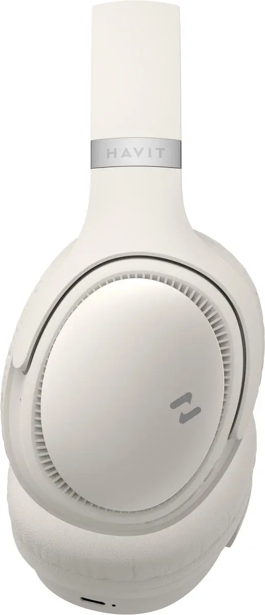 Havit H630BT Draadloze Over-ear Koptelefoon - Beige - afbeelding 4 van 6