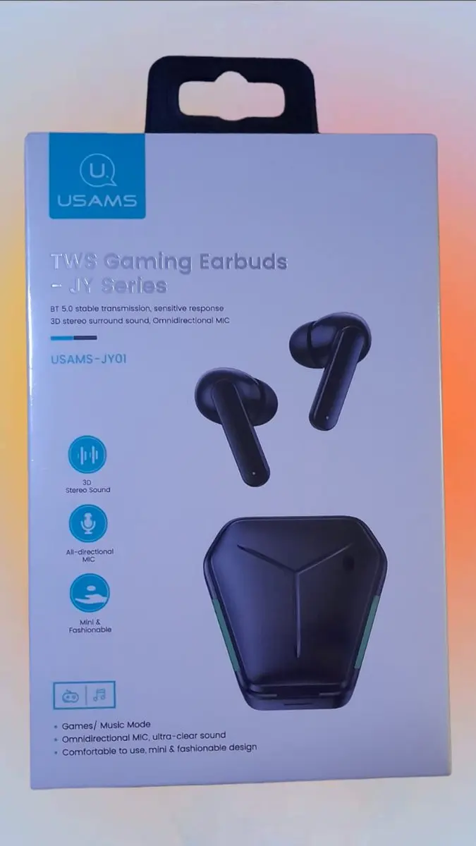 USAMS JY Series Gaming Koptelefoon - Bluetooth 5.0 - Zwart - afbeelding 6 van 6