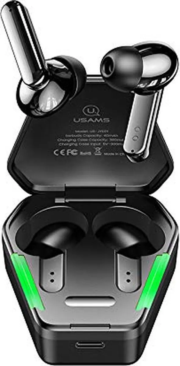 USAMS JY Series Gaming Koptelefoon - Bluetooth 5.0 - Zwart - afbeelding 5 van 6