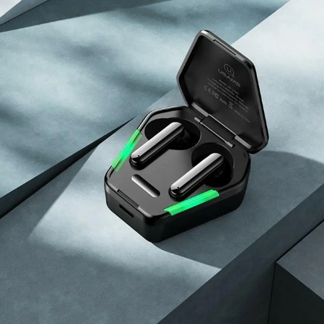 USAMS JY Series Gaming Koptelefoon - Bluetooth 5.0 - Zwart - afbeelding 2 van 6