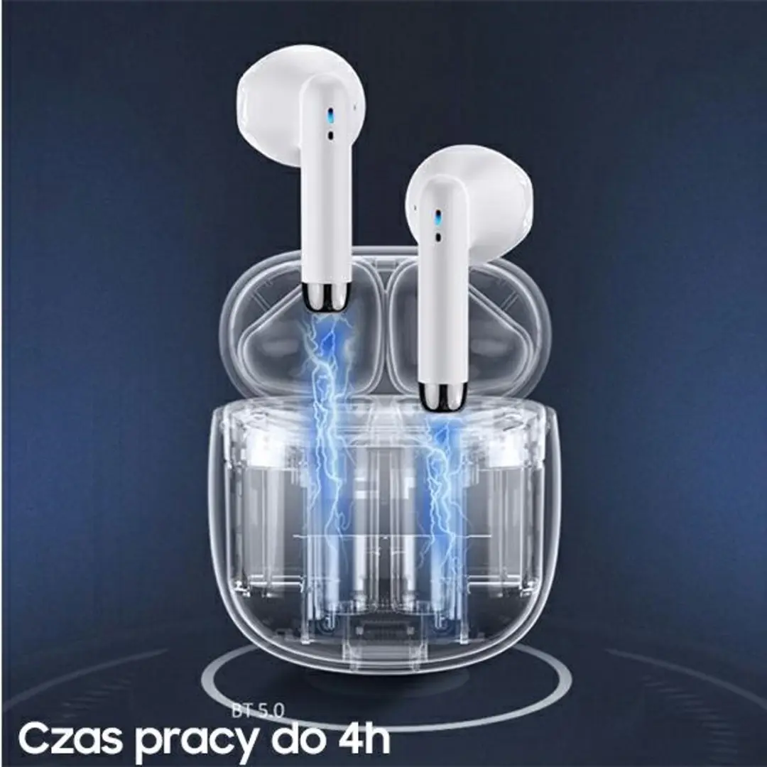 USAMS IA-serie Draadloze Oordopjes - Bluetooth 5.0 - Granat - afbeelding 5 van 6