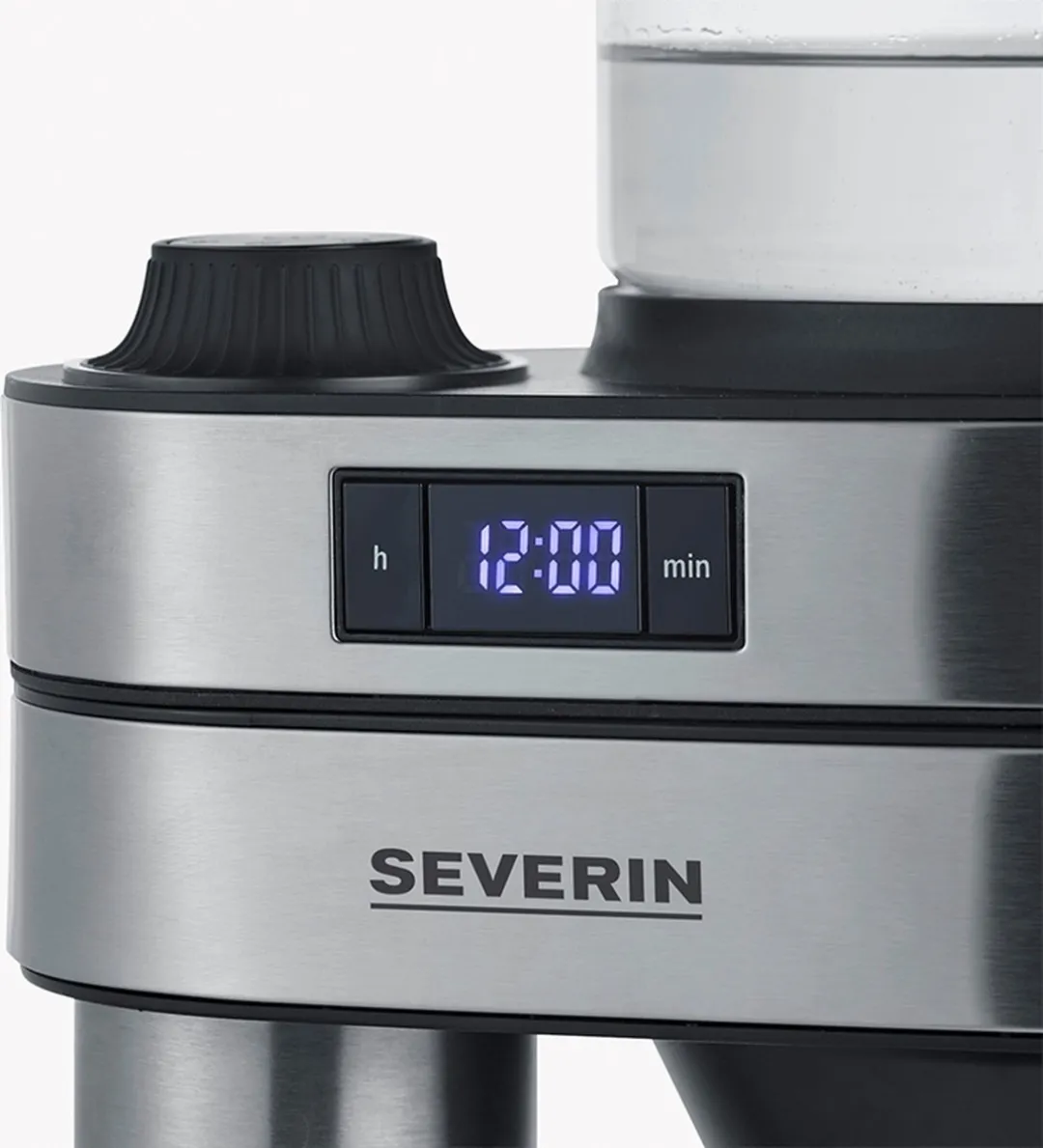 Severin Caprice KA 5762 Halfautomatisch Koffiezetapparaat 8 Kopjes - 1,2L - Zwart/RVS - afbeelding 6 van 6