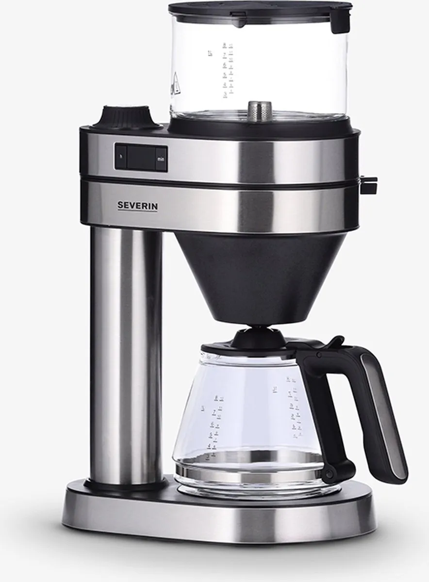 Severin Caprice KA 5762 Halfautomatisch Koffiezetapparaat 8 Kopjes - 1,2L - Zwart/RVS
