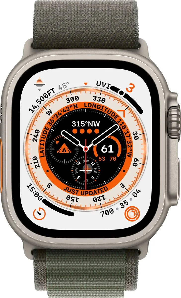 Apple Watch Ultra Alpine Bandje 49mm - Groen