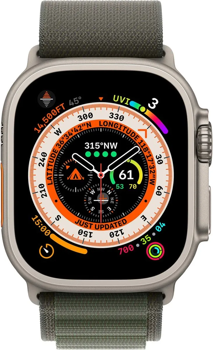 Apple Watch Ultra Alpine Bandje 49mm - Groen