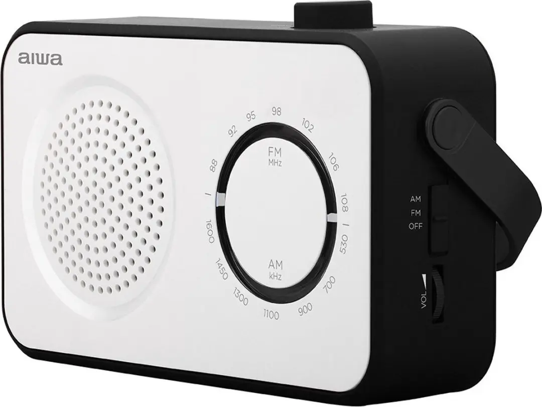 Aiwa R-190BW Draagbare Radio - Wit - afbeelding 5 van 6