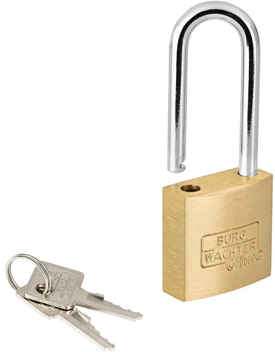 BURG-WÄCHTER 33591 Hangslot 20mm - Messing - afbeelding 2 van 3