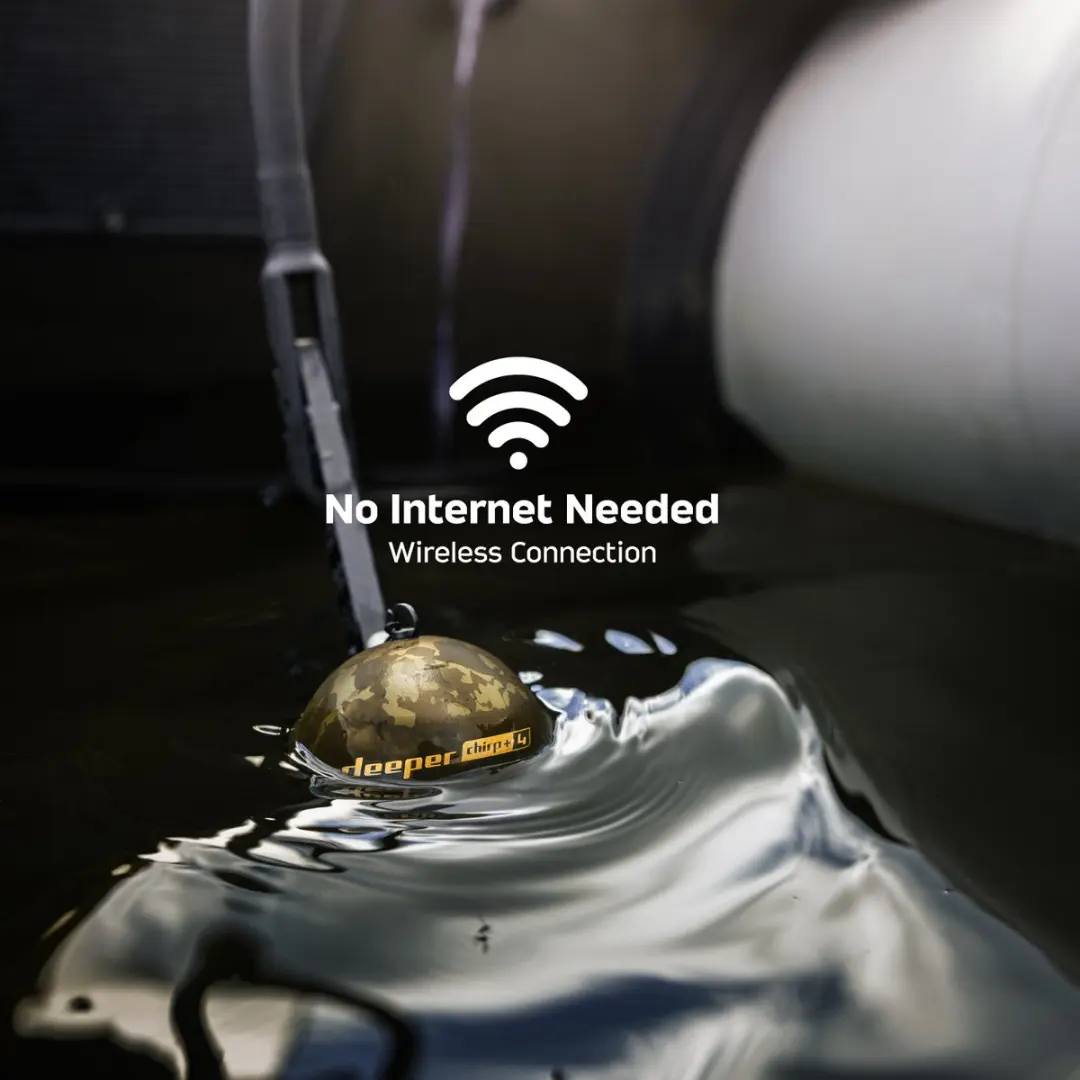 Deeper CHIRP+ 4 FNG0071 AI Visvinder - Zwart - afbeelding 2 van 6