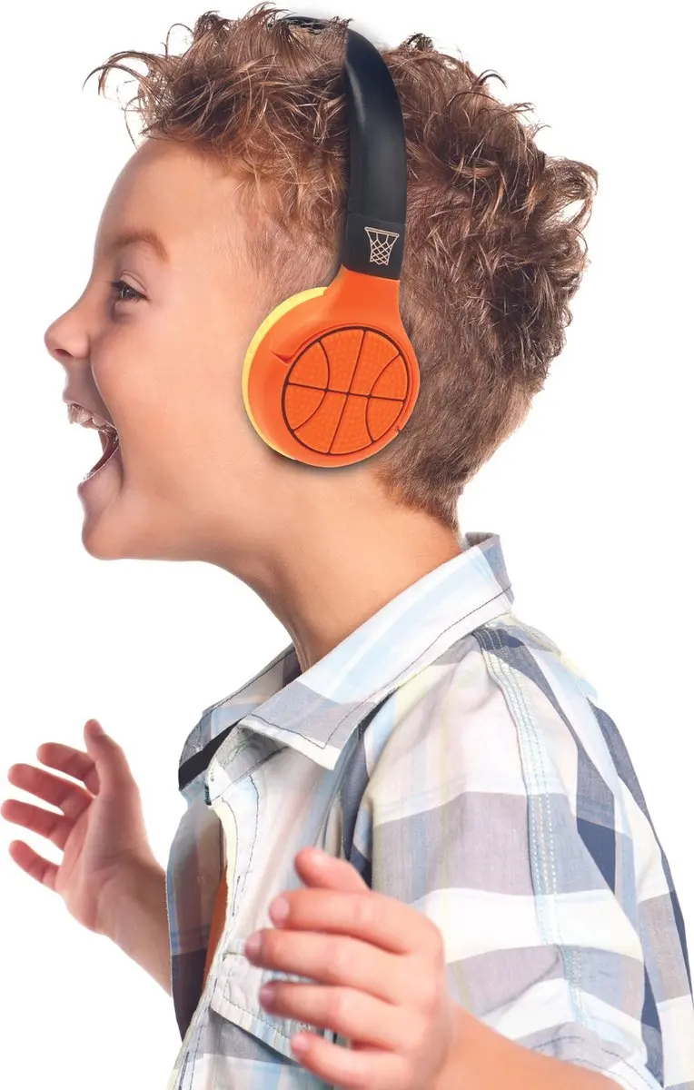 Lexibook HPBT010BA 2-in-1 Basketbal Koptelefoon - Oranje - afbeelding 4 van 6