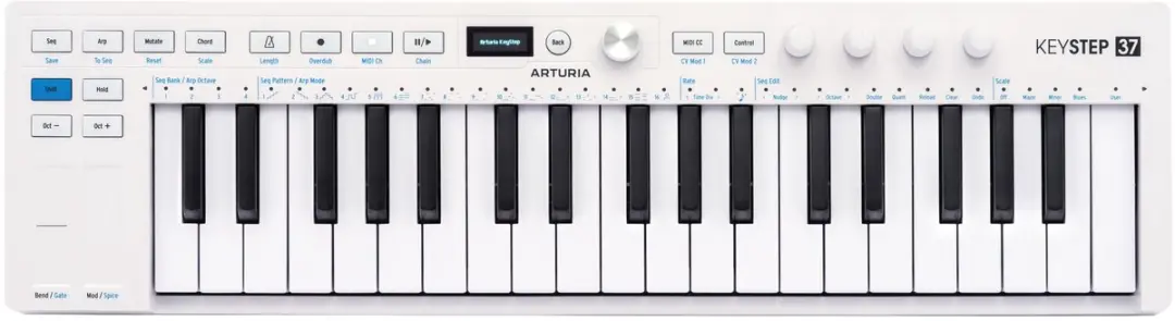 Arturia KeyStep 37 MK2 MIDI Keyboard - Wit - afbeelding 2 van 6
