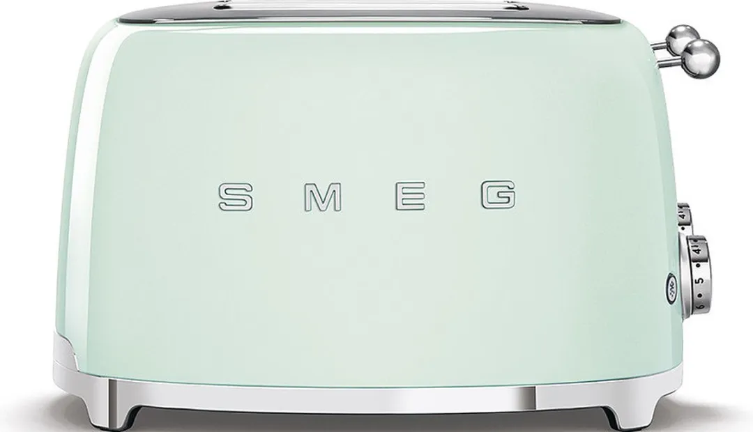 Smeg TSF03PGEU Broodrooster 4x4 - 2000W - Watergroen