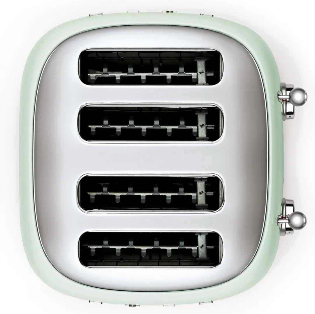 Smeg TSF03PGEU Broodrooster 4x4 - 2000W - Watergroen