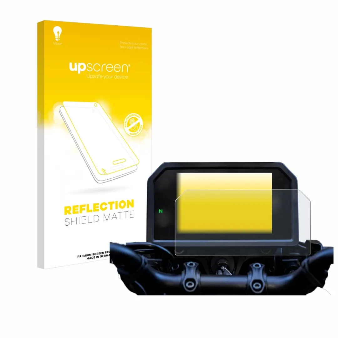 upscreen - Screenprotector voor Yamaha Tracer 9 GT+ 2023 - Folie Beschermfolie anti glare matte