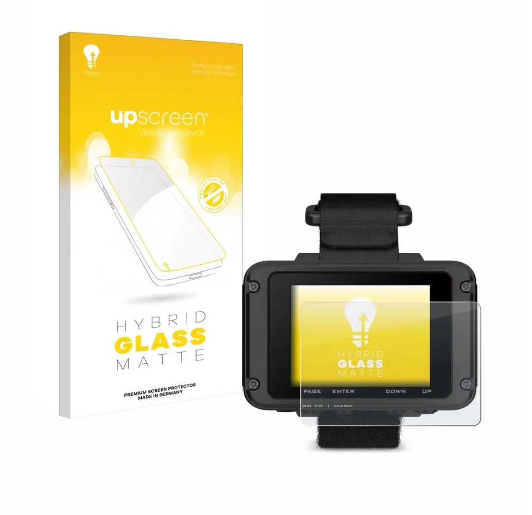upscreen - Screenprotector voor Garmin Foretrex 801 - Folie Beschermfolie Beschermglas matte