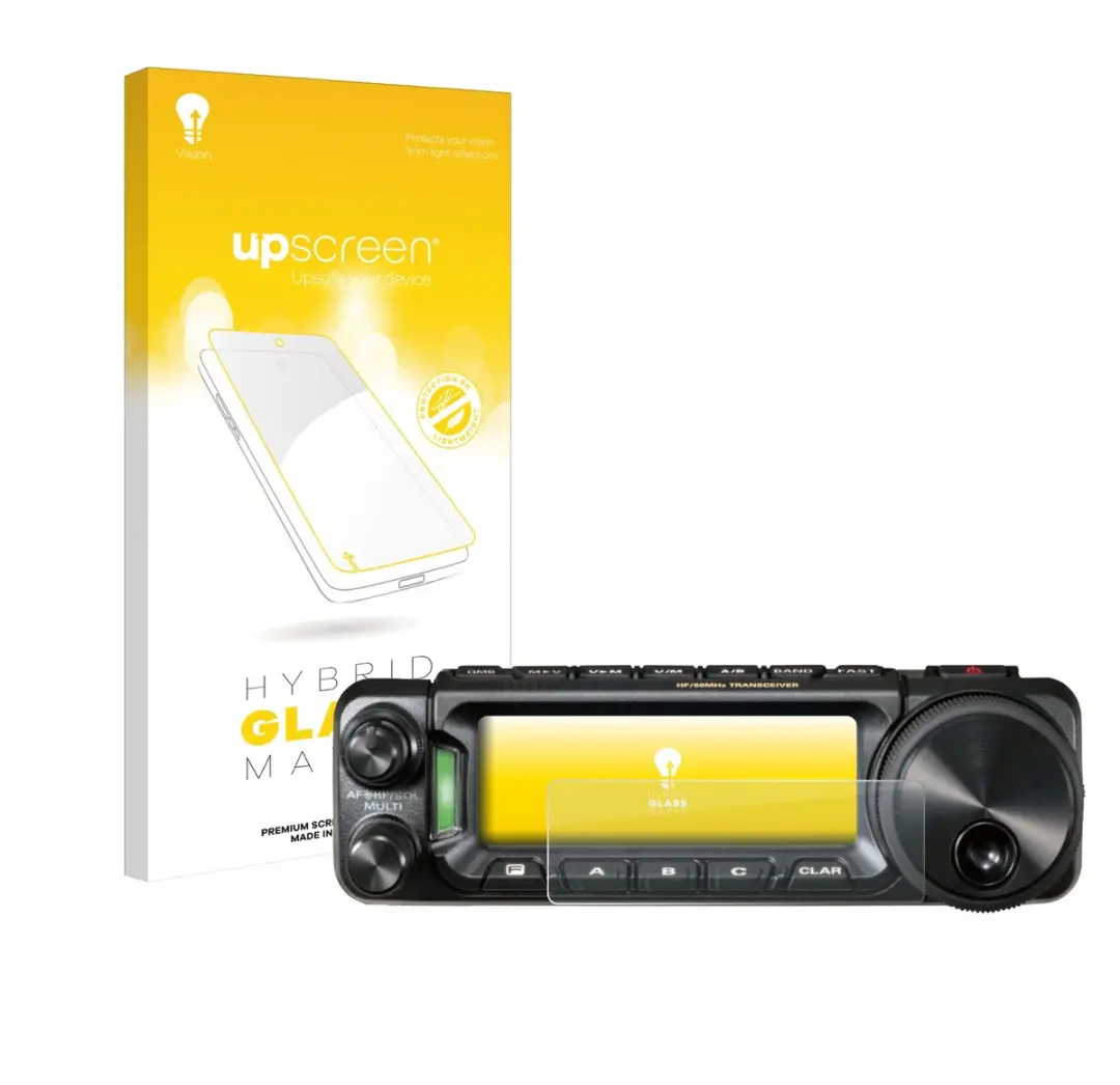 upscreen - Screenprotector voor Yaesu FT-891 - Folie Beschermfolie Beschermglas matte