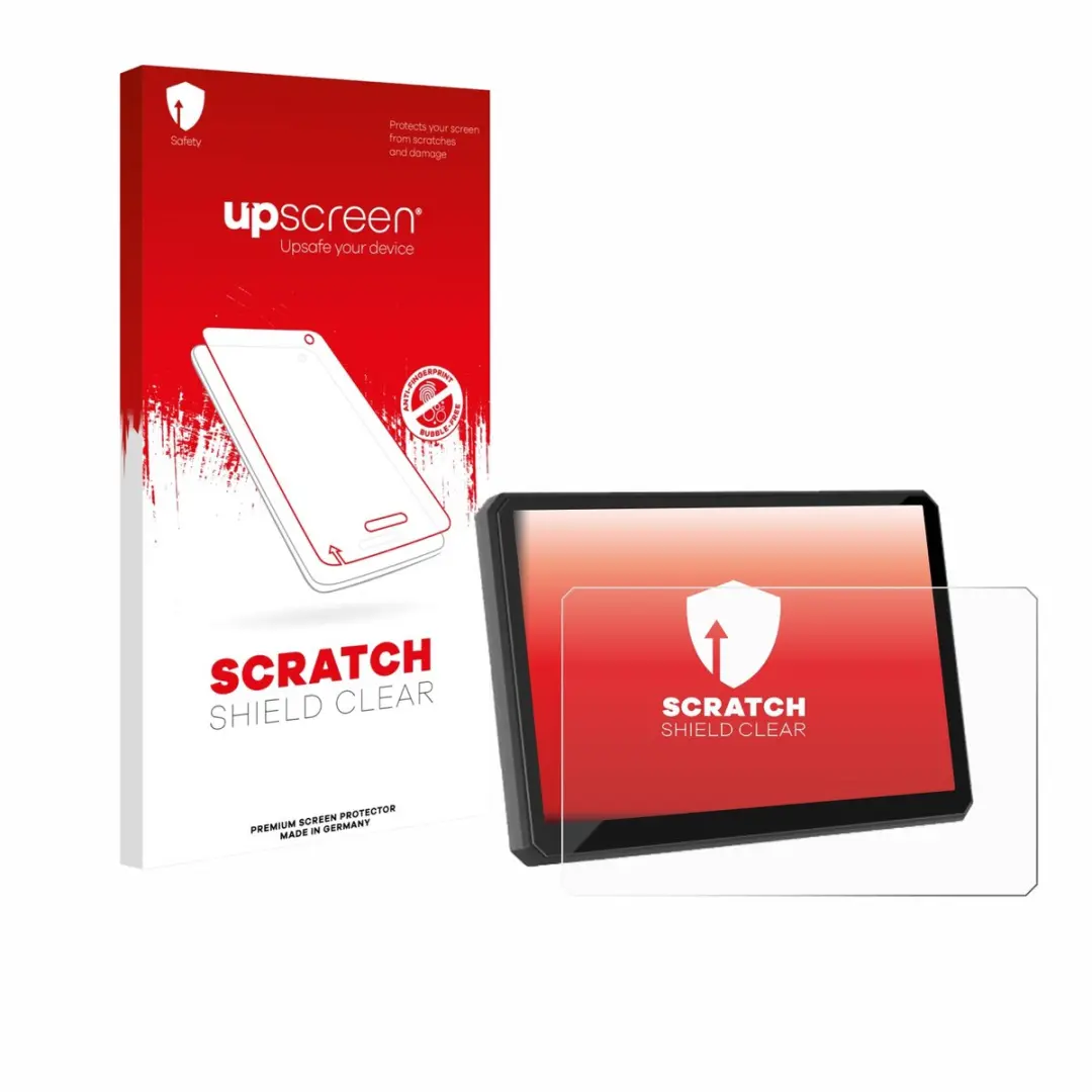 upscreen - Screenprotector voor Carpuride W502BS Pro 5" - Folie Beschermfolie transparant