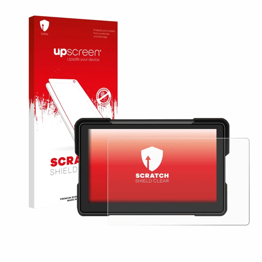 upscreen - Screenprotector voor Airpuxem Motorrad Carplay 7" - Folie Beschermfolie transparant