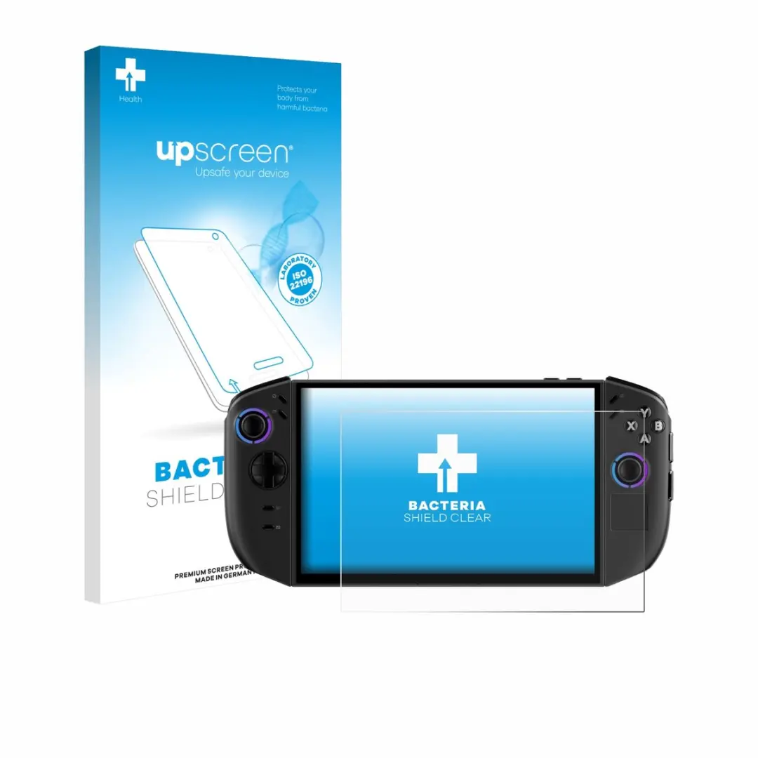 upscreen - Screenprotector voor Lenovo Legion Go Gen 2 - Folie Beschermfolie transparant antibacterieel