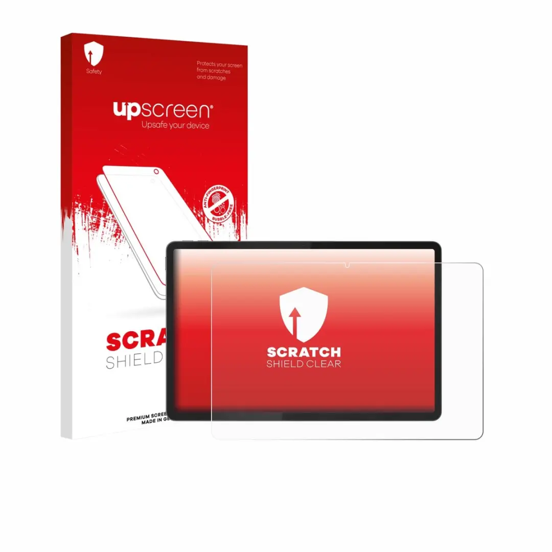 upscreen - Screenprotector voor Lenovo Idea Tab Plus 12.1" - Folie Beschermfolie transparant