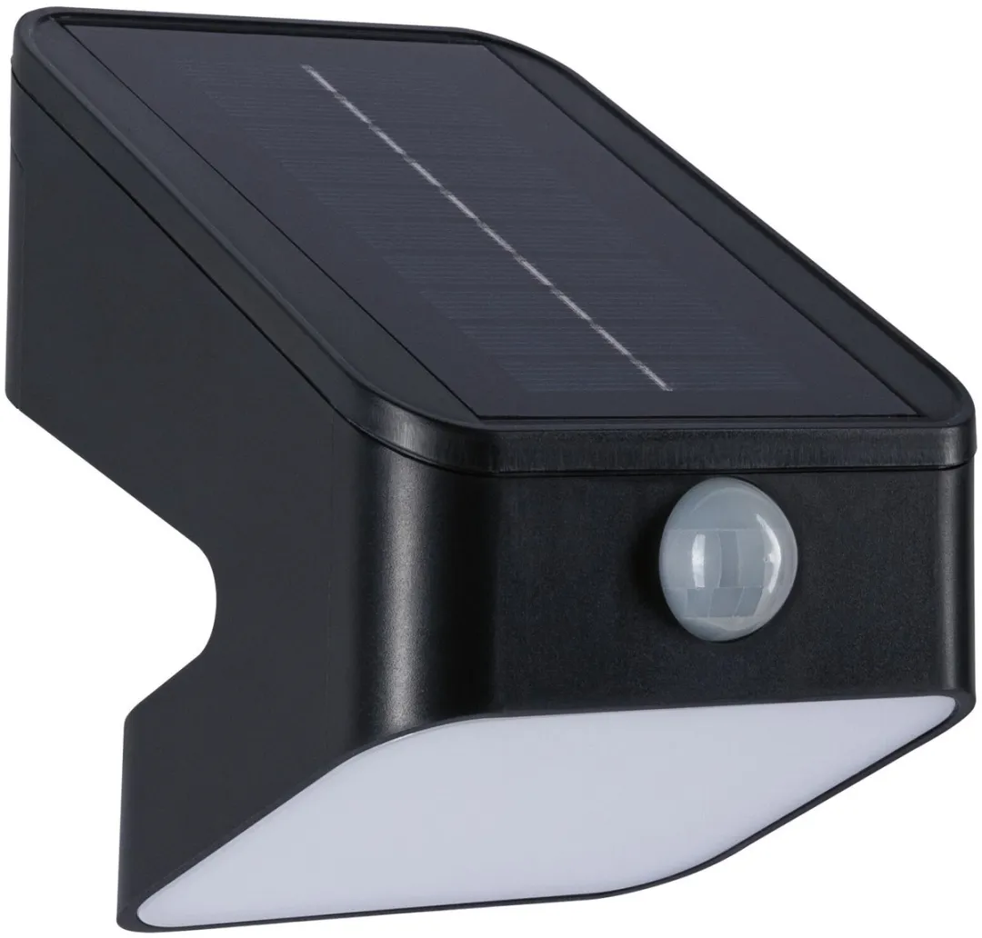 Paulmann Solar LED Wallwasher Lesly Schemergestuurd 5,5W 400lm - Antraciet