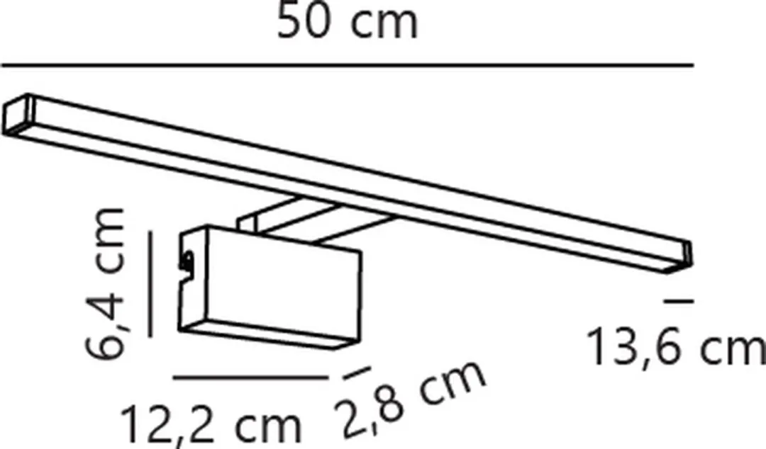 Nordlux Marlee Wandlamp 3000K IP44 - Zwart - afbeelding 6 van 6