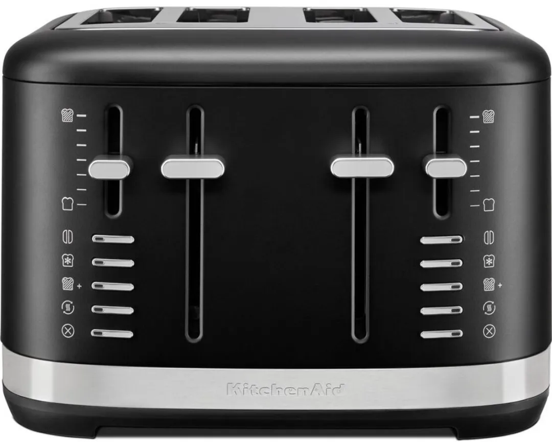 KitchenAid 5KMT4109EBM Broodrooster 4 Sleuven - 1640W - Zwart