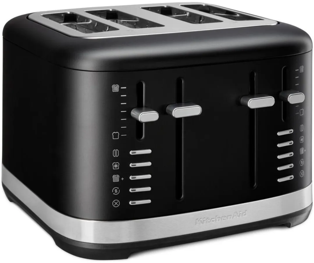 KitchenAid 5KMT4109EBM Broodrooster 4 Sleuven - 1640W - Zwart