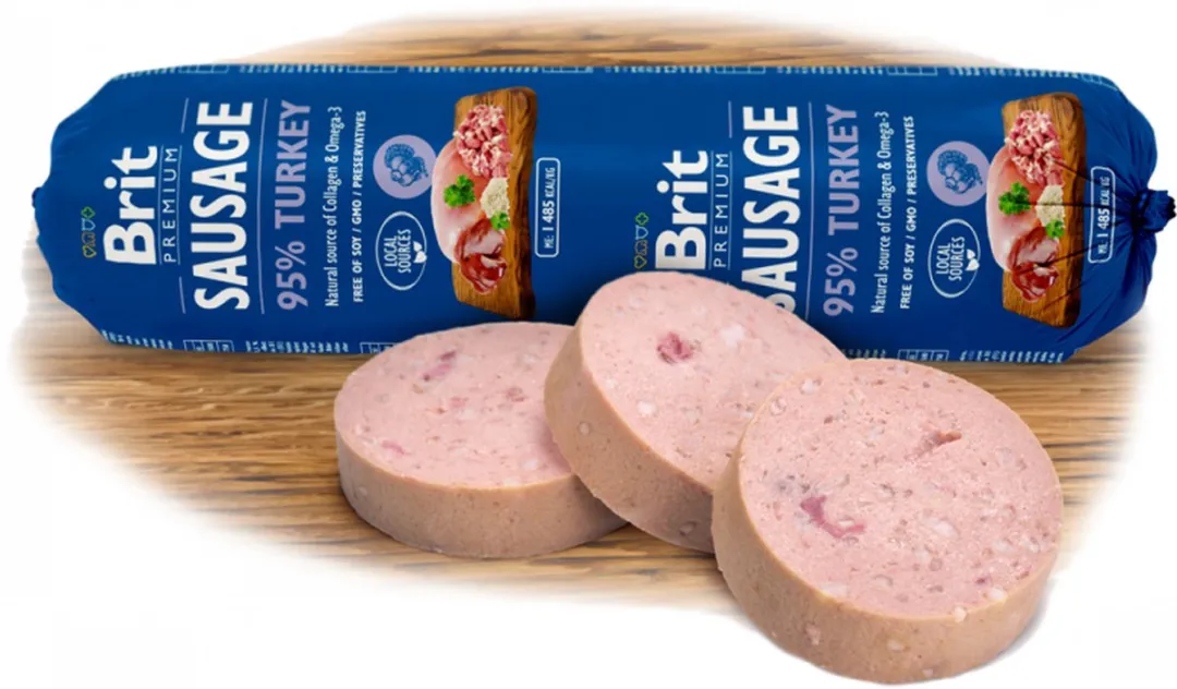 Brit Premium Sausage Turkey 800g