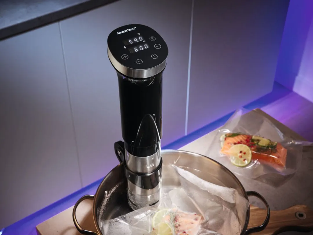 SILVERCREST Sous-vide Stick 1200W - Roestvrij staal