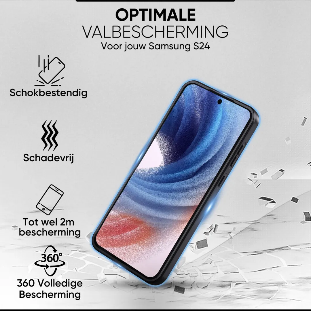 NUVEX Hoesje Samsung Galaxy S24 - Zwart - MPN 8721161796008