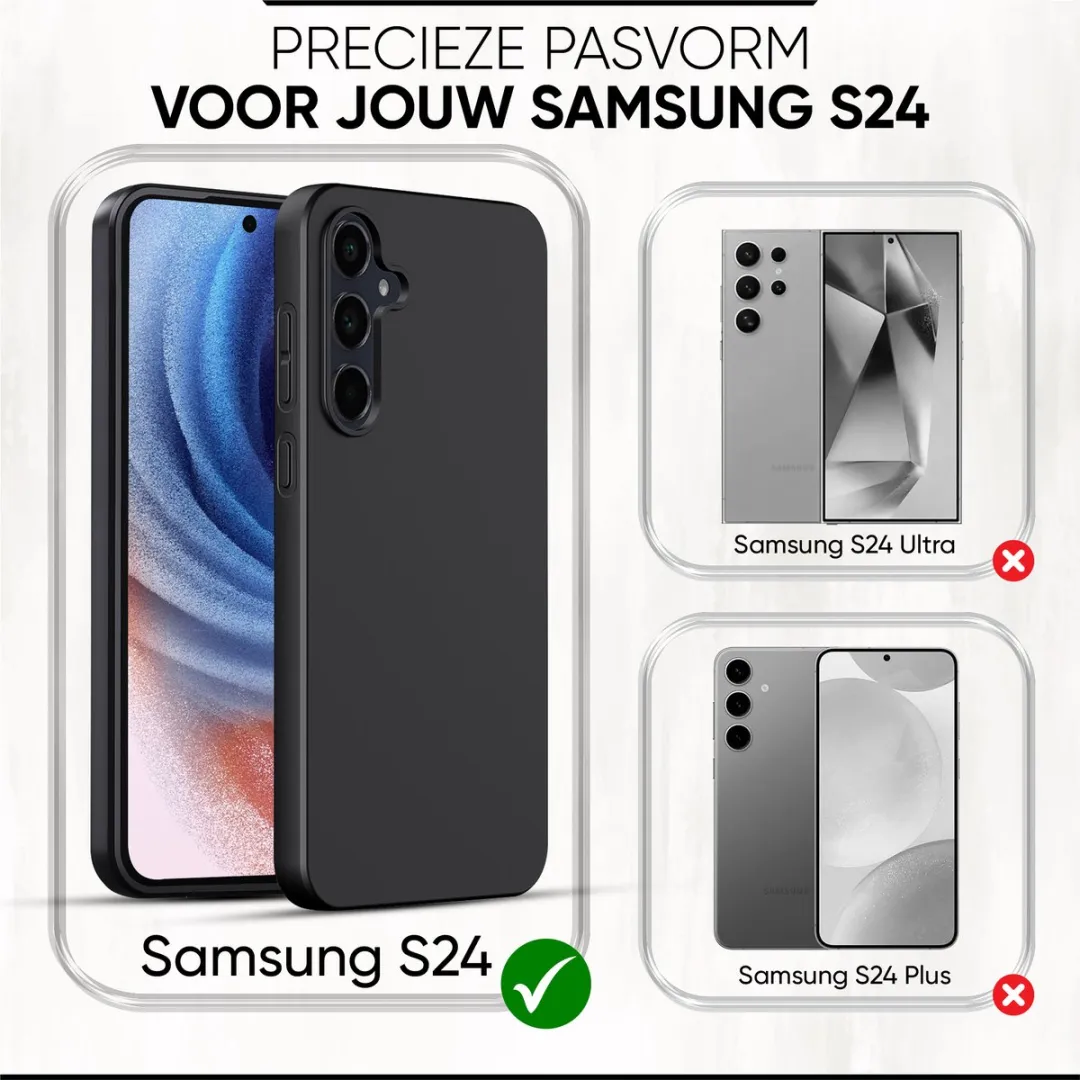 NUVEX Hoesje Samsung Galaxy S24 - Zwart - MPN 8721161796008