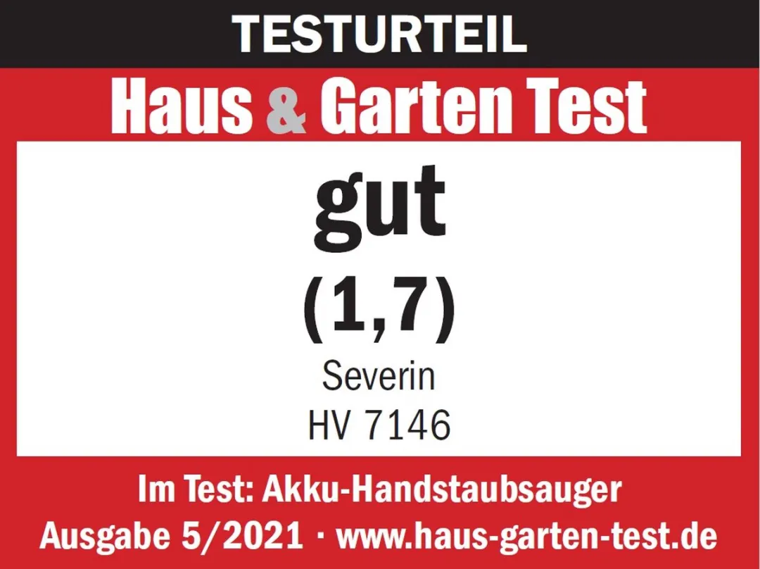 Severin HV 7146 Handstofzuiger 18,5V - 0,55L - 5,5 Airwatts