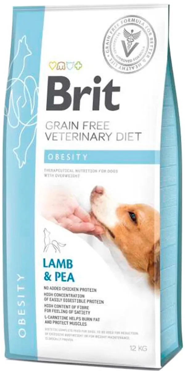 Brit Veterinary Diet Grain Free Obesity Hond 12kg