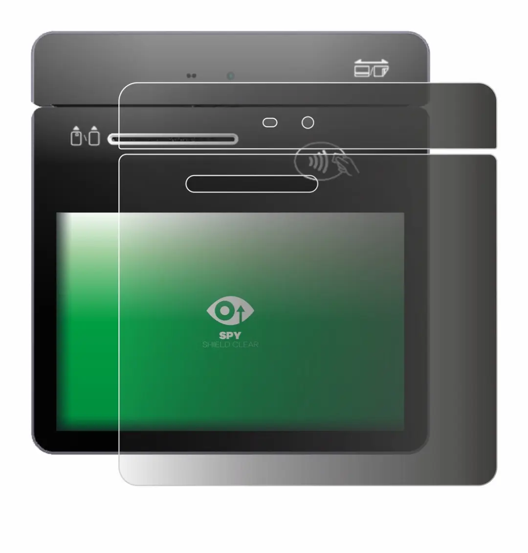upscreen Spy Shield Pax A3700 Privacy Screenprotector - afbeelding 5 van 6