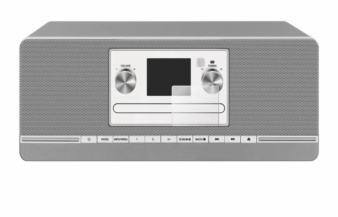 upscreen Screenprotector TechniSat Digitradio 372 CD - Mat - afbeelding 5 van 6