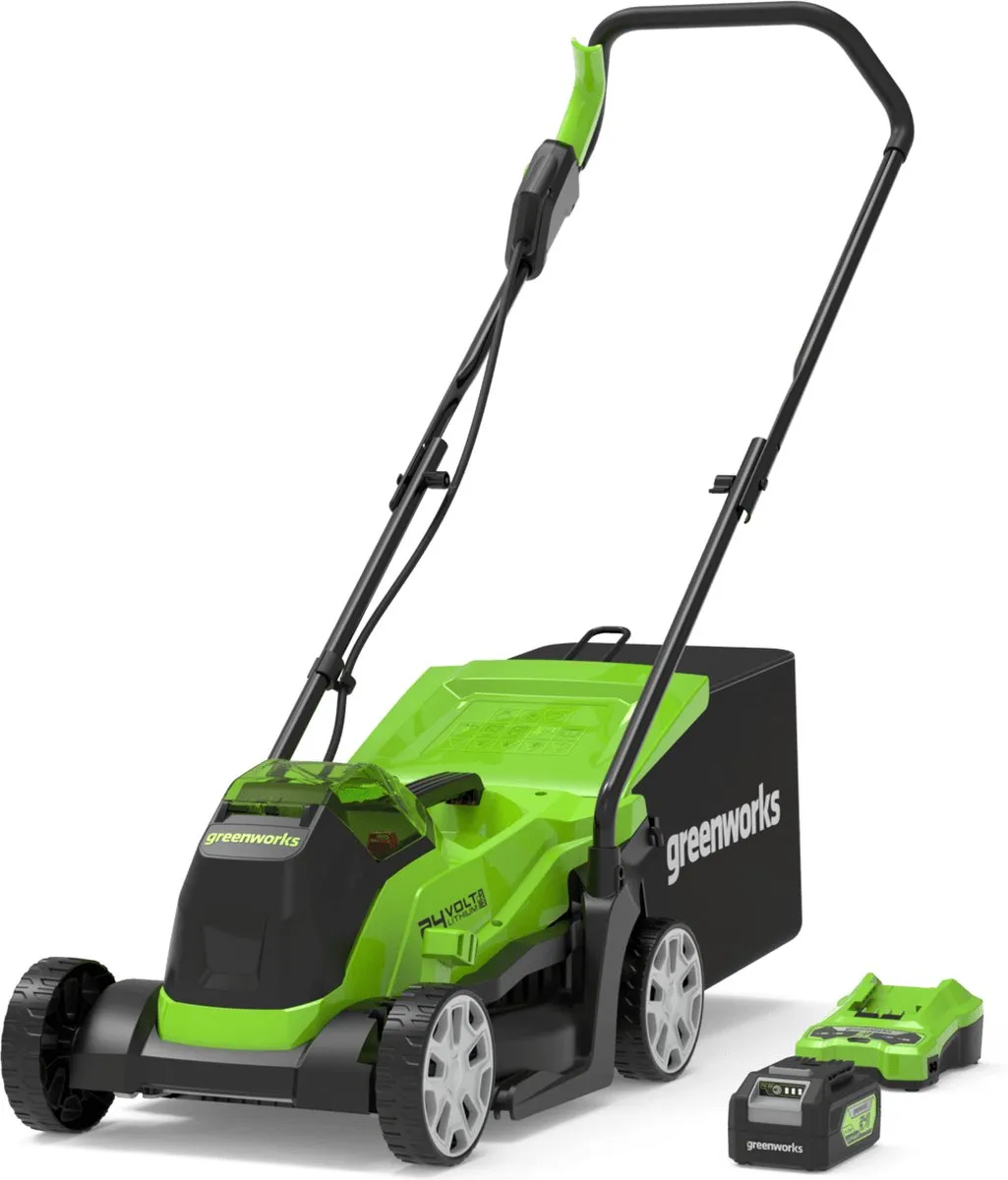 Greenworks 2516107UB Duwgrasmaaier