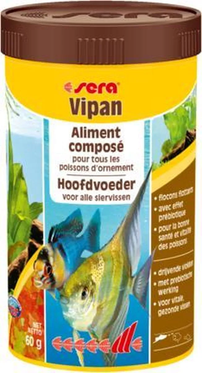 Sera Vipan Vlokkenvisvoer 250ml