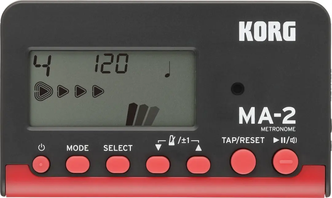 KORG MA-2 METRONOOM Kristalhelder en goed leesbaar. De metronoom die elke orkest