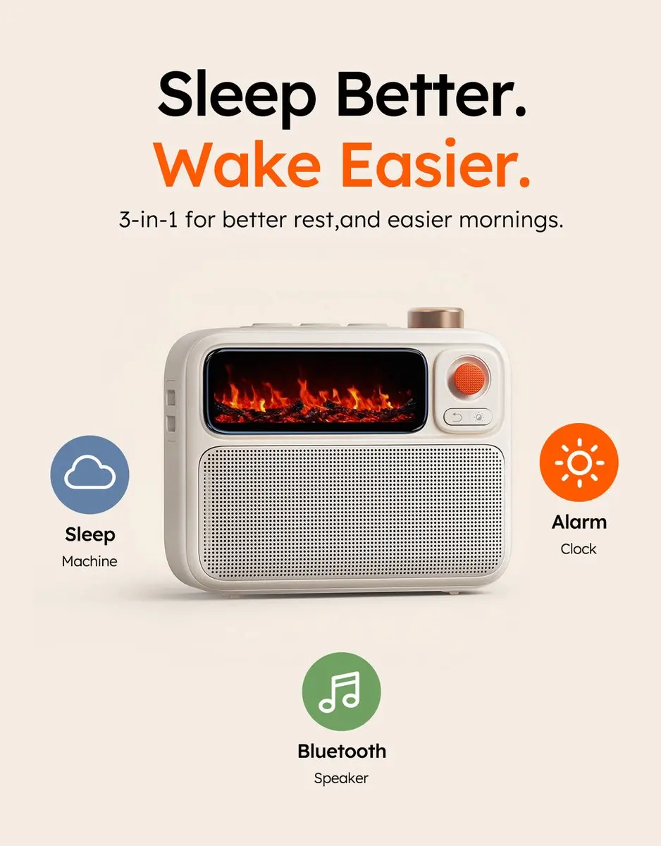 Divoom FlowToo 90100058292 Bluetooth Speaker - Wit - afbeelding 4 van 6
