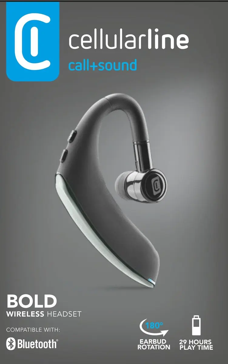 Cellularline Bold BTBOLDK Headset - Zwart - afbeelding 4 van 6