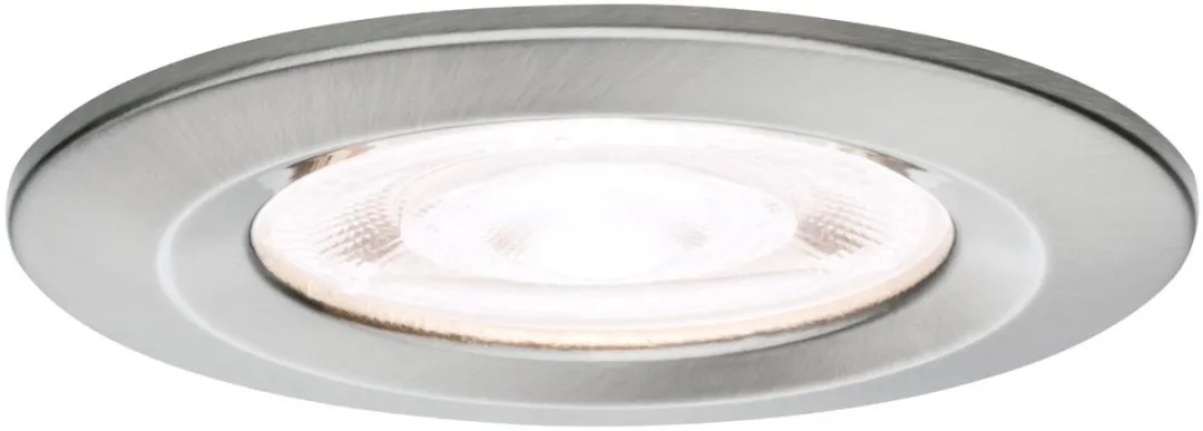 Paulmann Nova GU10 LED-inbouwlamp 3x4,9W 1650lm - 4000K Staal geborsteld