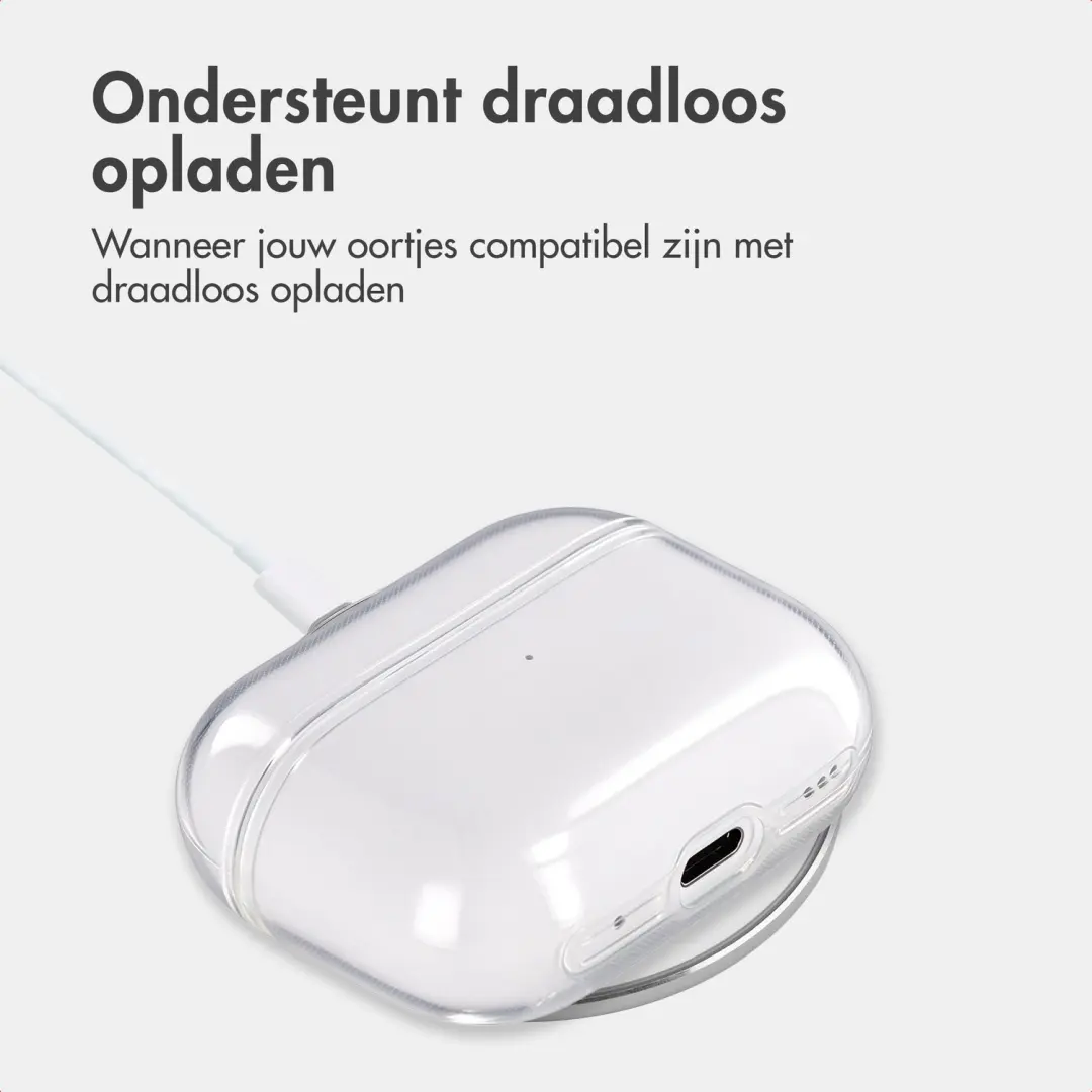 imoshion Clear Softcase AirPods Pro 2 - Transparant - afbeelding 6 van 6