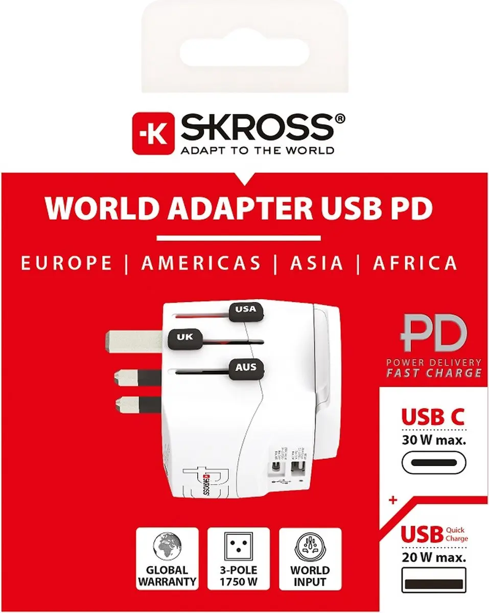 Skross PRO Light 1.302473 Reislader - Wit/Zwart - afbeelding 4 van 6