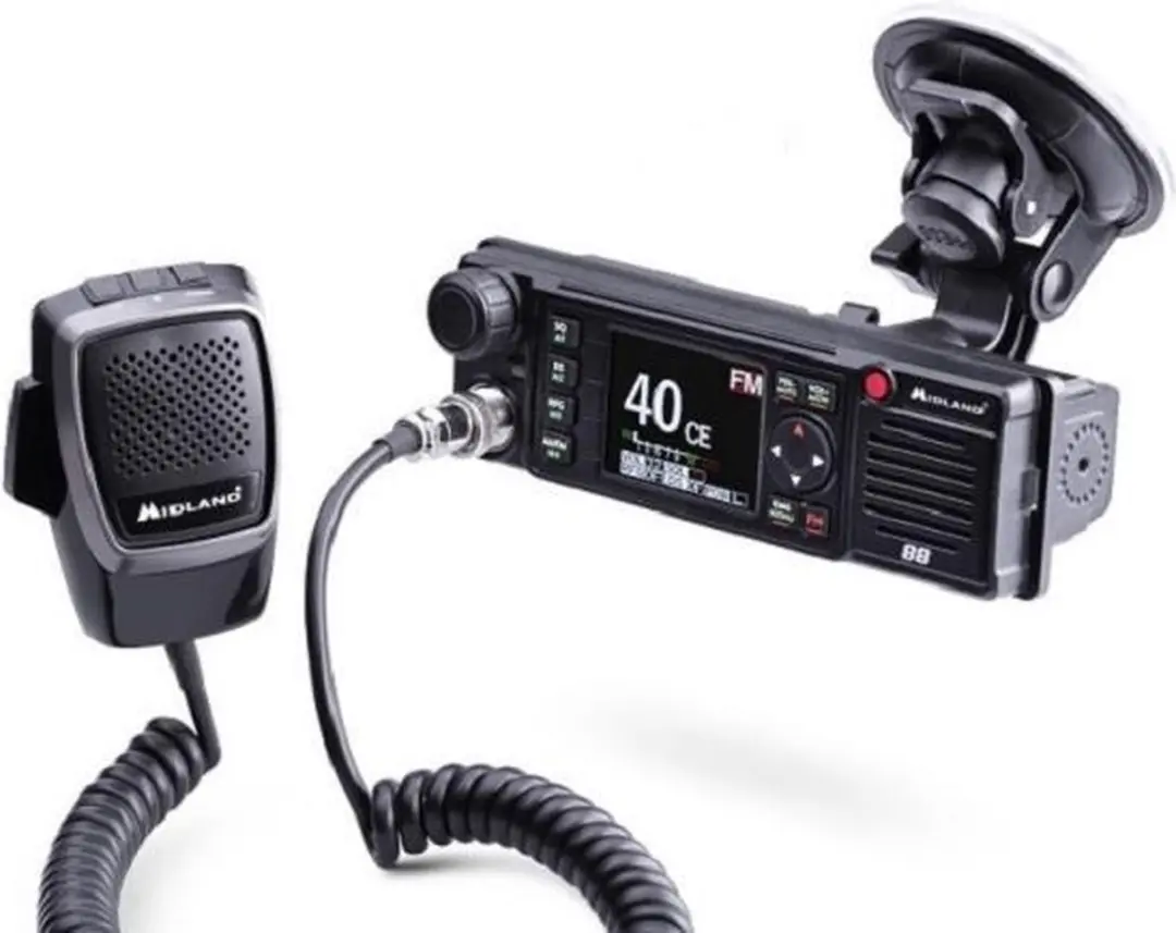 Midland M 88 C1435 CB-station - Zwart - afbeelding 2 van 6