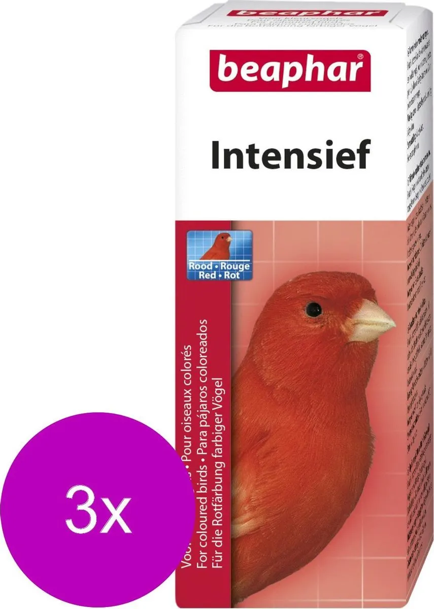 Beaphar Intensief Rood Vogelsupplement 3x10g